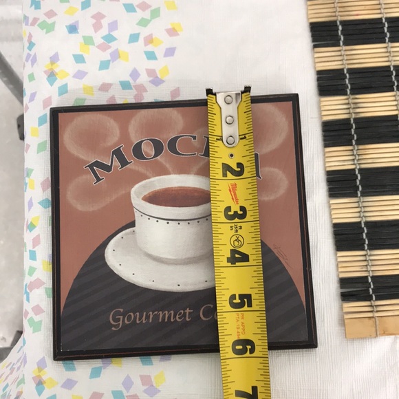 Mocha Gourmet Coffee Decoration Wall Art - Picture 7 of 7